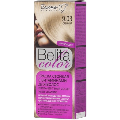 Белита-М Belita сolor Краска стойкая Color с витаминами для волос № 9.03 Саванна