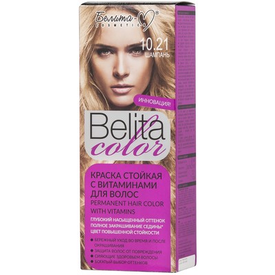 Белита-М Belita сolor Краска стойкая Color с витаминами для волос № 10.21 Шампань