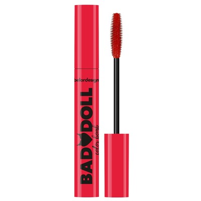 Belor Design Bad Doll Тушь для ресниц цветная объемная  Chilli
