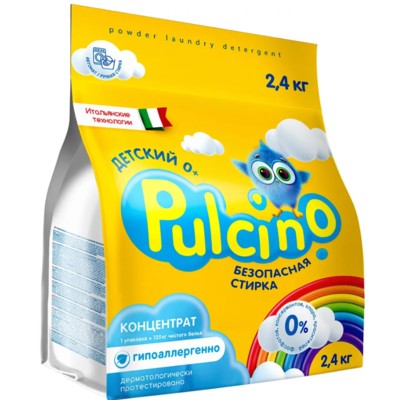 Сонца PULCINO Pulcino Стиральный порошок Автомат для детского 2,4кг