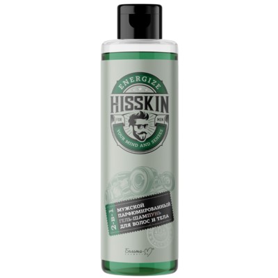 Белита-М HISSKIN  Мужской Гель-Шампунь Парфюмированный для волос и тела 2в1 300г