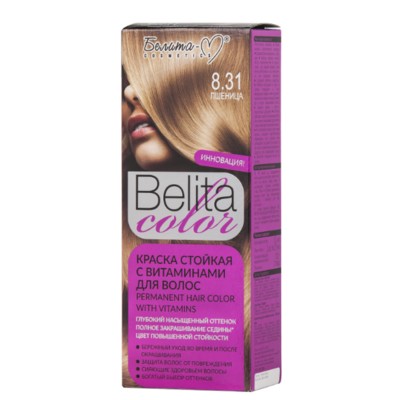 Белита-М Belita сolor Краска стойкая Color с витаминами для волос № 8.31 Пшеница