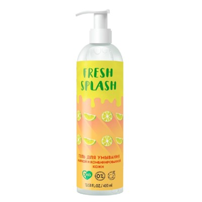 BIO WORLD  FRESH SPLASH Гель для умывания жирной и комбинированной кожи 400мл