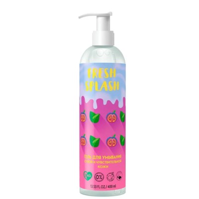 BIO WORLD  FRESH SPLASH Гель для умывания сухой и чувствительной кожи 400мл