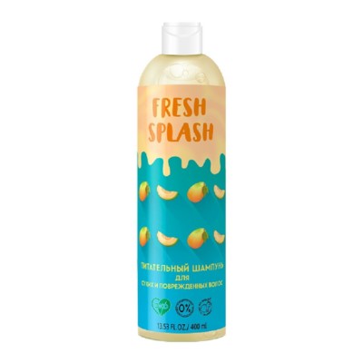 BIO WORLD  FRESH SPLASH Питательный шампунь для сухих и поврежденных волос 400мл