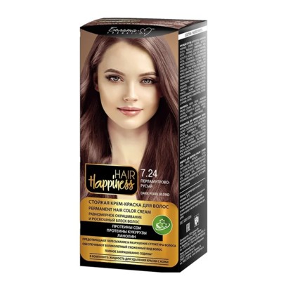 Белита-М Hair Happiness Стойкая крем-краска для волос № 7.24 Перламутрово-русый
