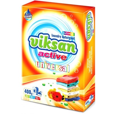 ВИКСАН VIKSAN Стиральный порошок  Active Universal Automat, 400г