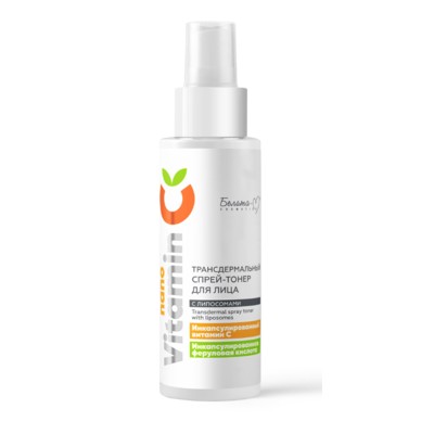 Белита-М  NANOVITAMIN С Трансдермальный Спрей-Тонер для лица с липосомами 150мл