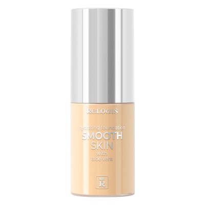 Relouis Крем тональный увлажняющий Smooth Skin с алоэ вера тон 01 светлый бежевый