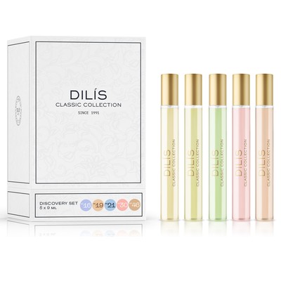 Dilis Classic  Парфюмерный набор Collection (№16, №19, №21, №30, №46) 5*9мл