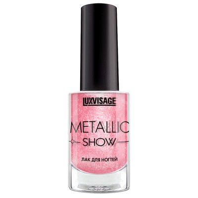LUX visage Metallic show Лак для ногтей  т 308 Малиновый рассвет