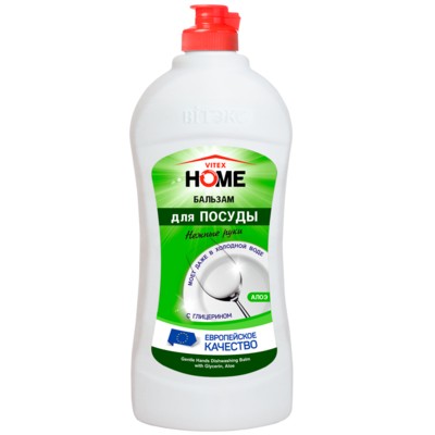Витэкс VITEX HOME Бальзам для мытья  посуды НЕЖНЫЕ РУКИ с глицерином, алоэ 500 мл